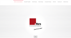 Desktop Screenshot of elfers-innenarchitektur.de